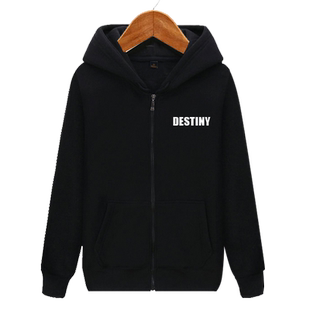 命运2开衫卫衣男女加绒拉链外套游戏周边DESTINY2衣服连帽秋冬装