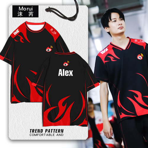 WBG战队服第五人格比赛服速干t恤