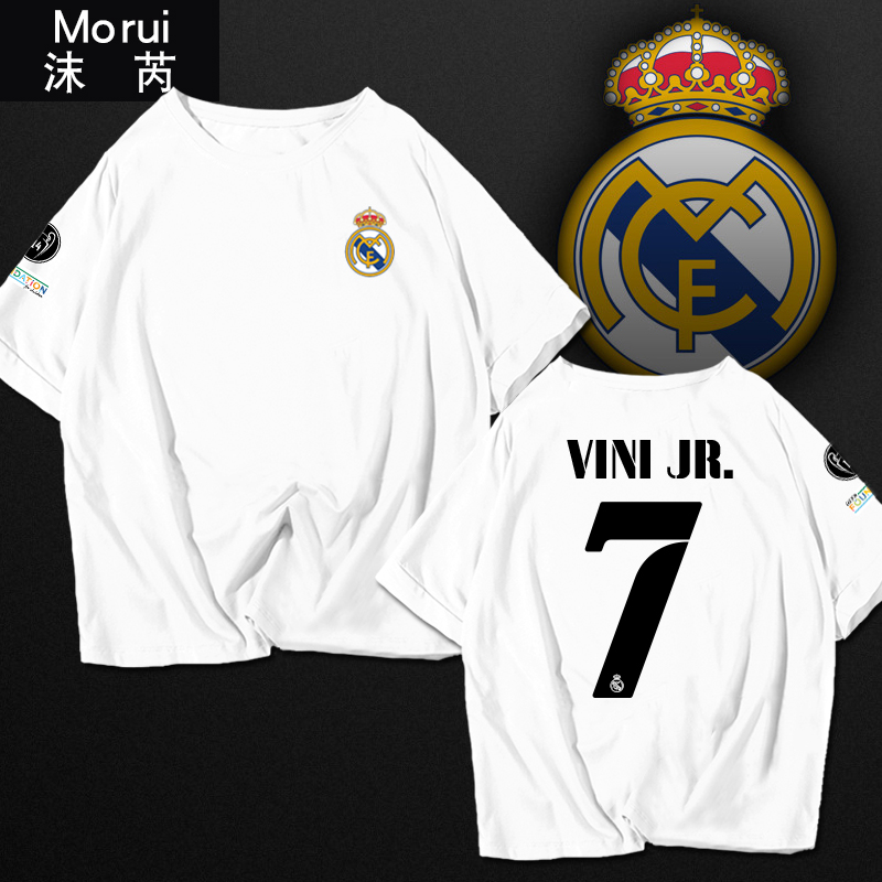 皇马23-24新赛季足球迷服短袖t恤