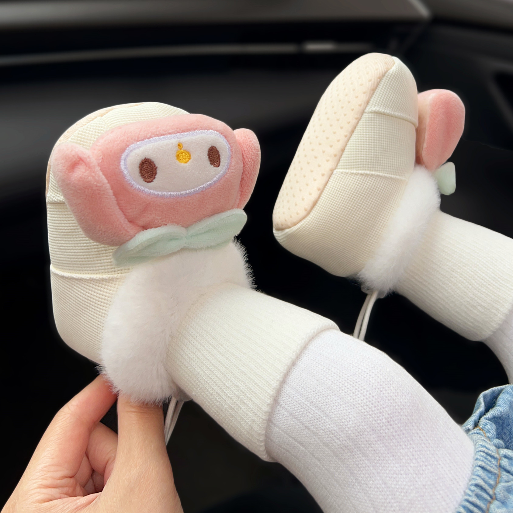 米嘟尔加绒加厚保暖棉鞋步前袜鞋