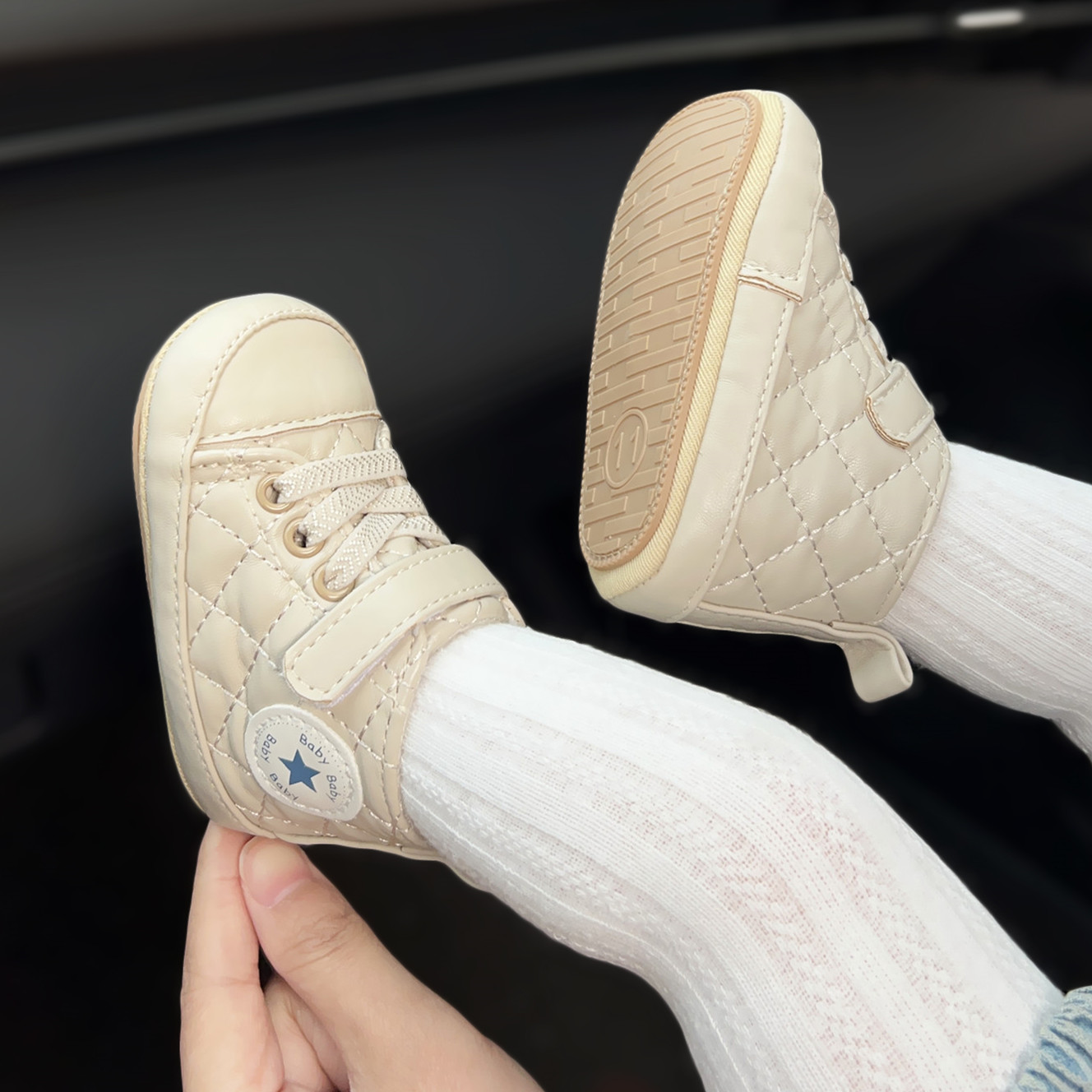 春秋婴儿鞋子防滑高帮休闲学步鞋