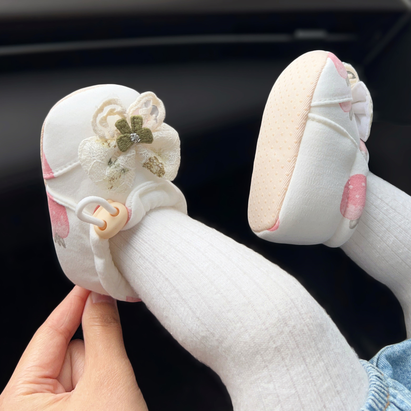 秋冬季加绒保暖婴儿软底鞋