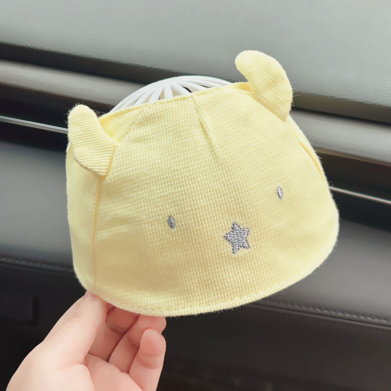 婴儿遮脑门帽子夏季宝宝护囟门帽