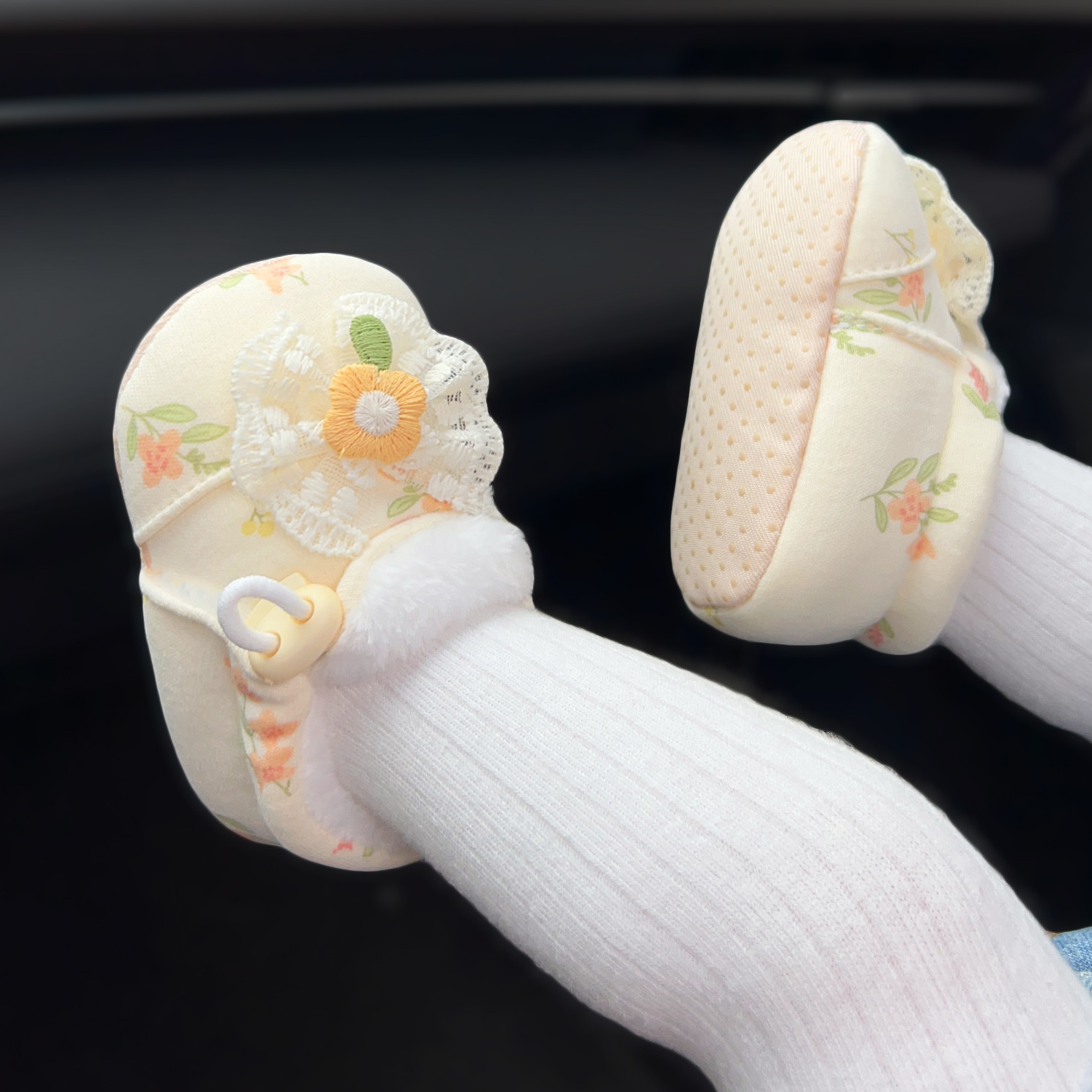 米嘟尔加绒加厚保暖棉鞋学步鞋女