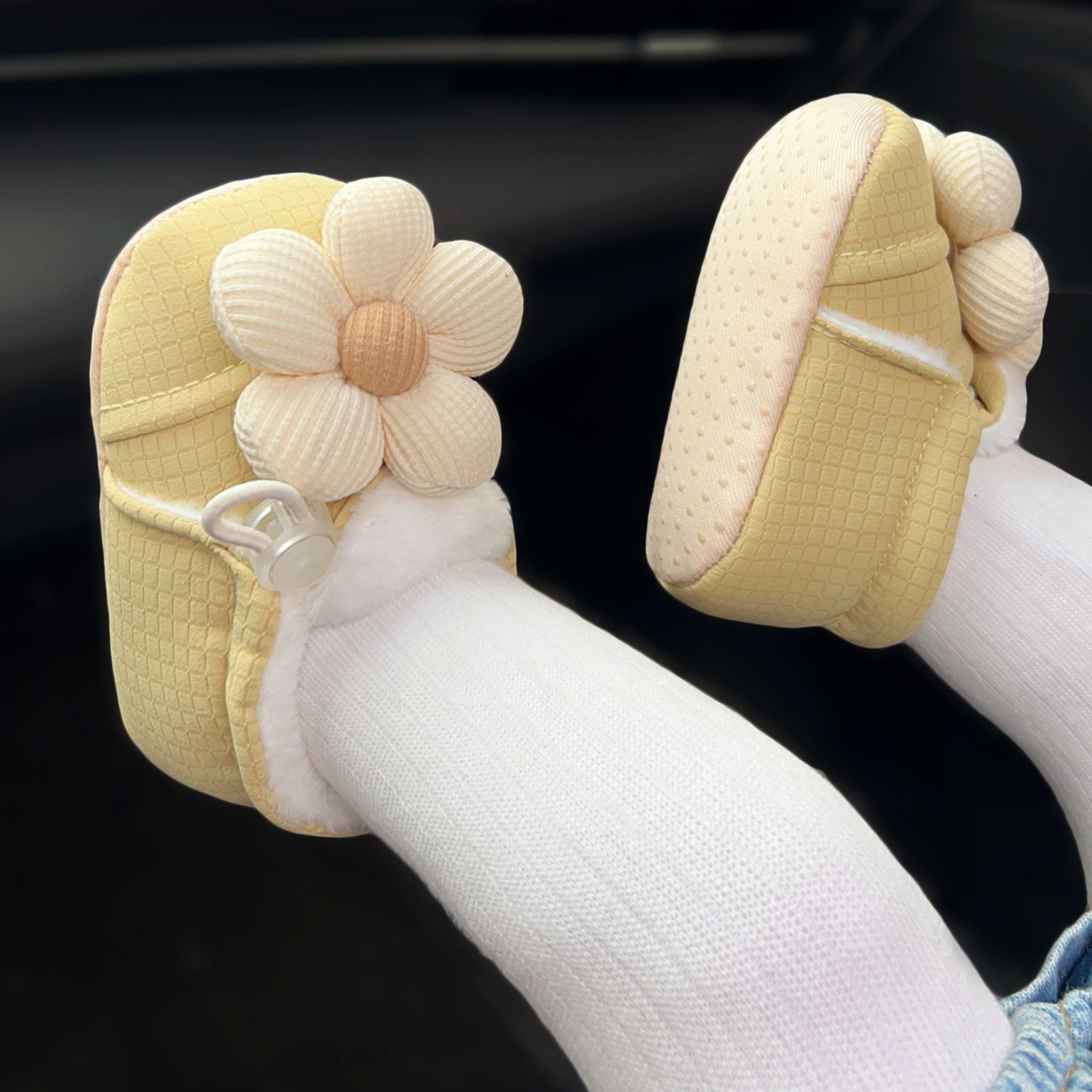 米嘟尔秋冬季加绒棉鞋抽绳婴儿鞋