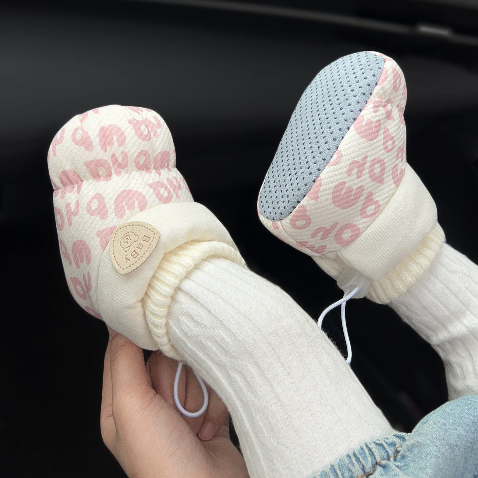 秋冬季加绒加厚保暖棉鞋袜口婴儿鞋抽绳不掉鞋棉靴步前鞋学步鞋,童装/婴儿装/亲子装,防抓手套/护脚/护膝,淘宝优惠券,粉丝福利购,淘宝优惠卷