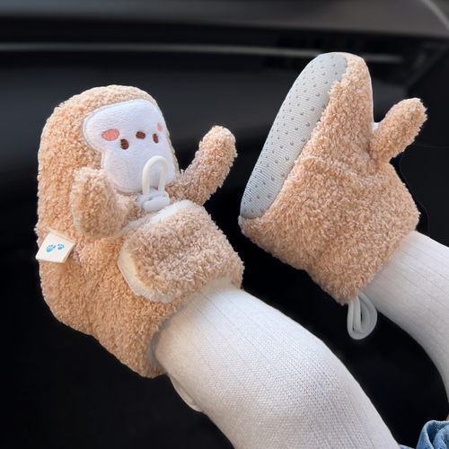 米嘟尔冬加绒加厚棉鞋保暖婴儿鞋