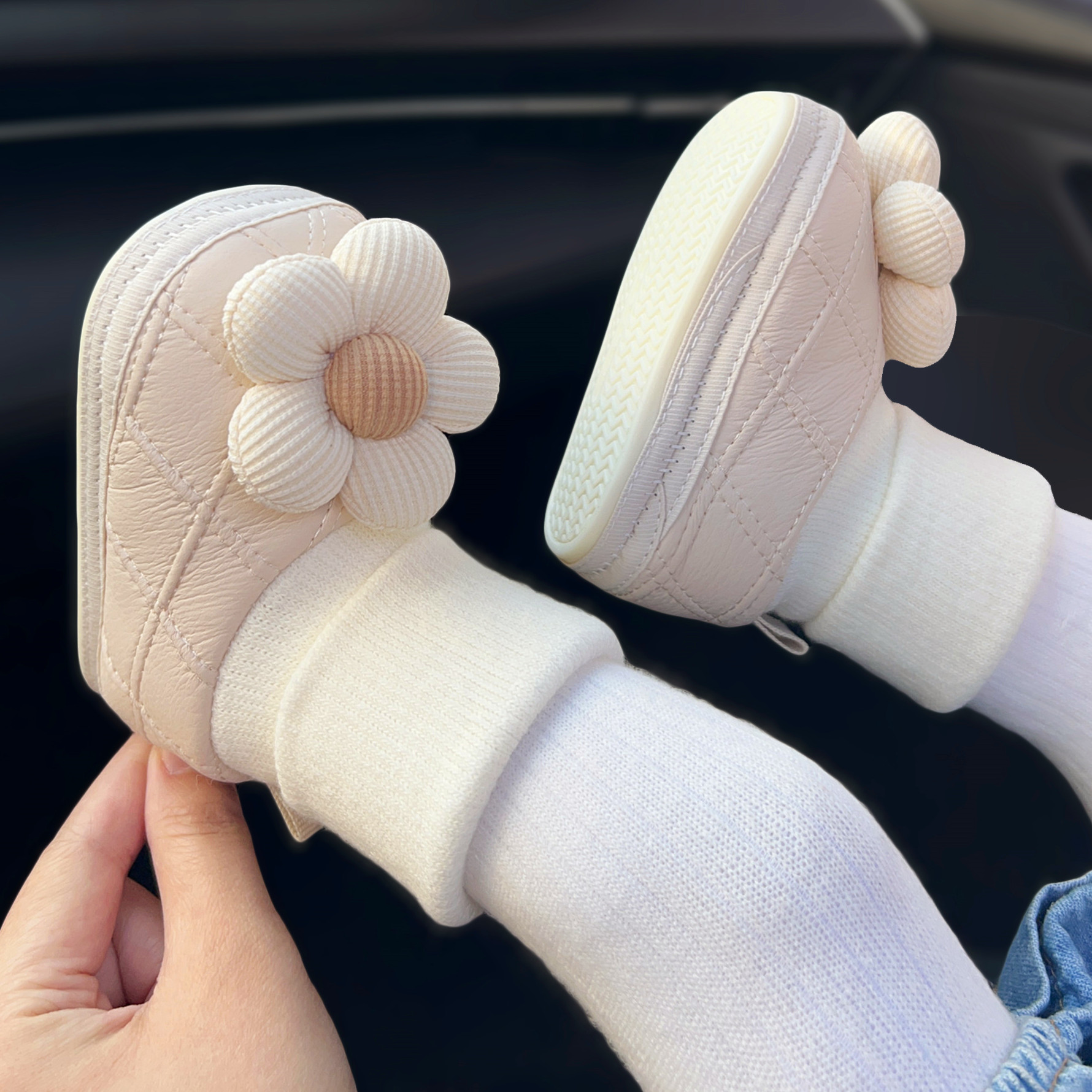 米嘟尔冬季加绒加厚棉鞋袜子鞋子