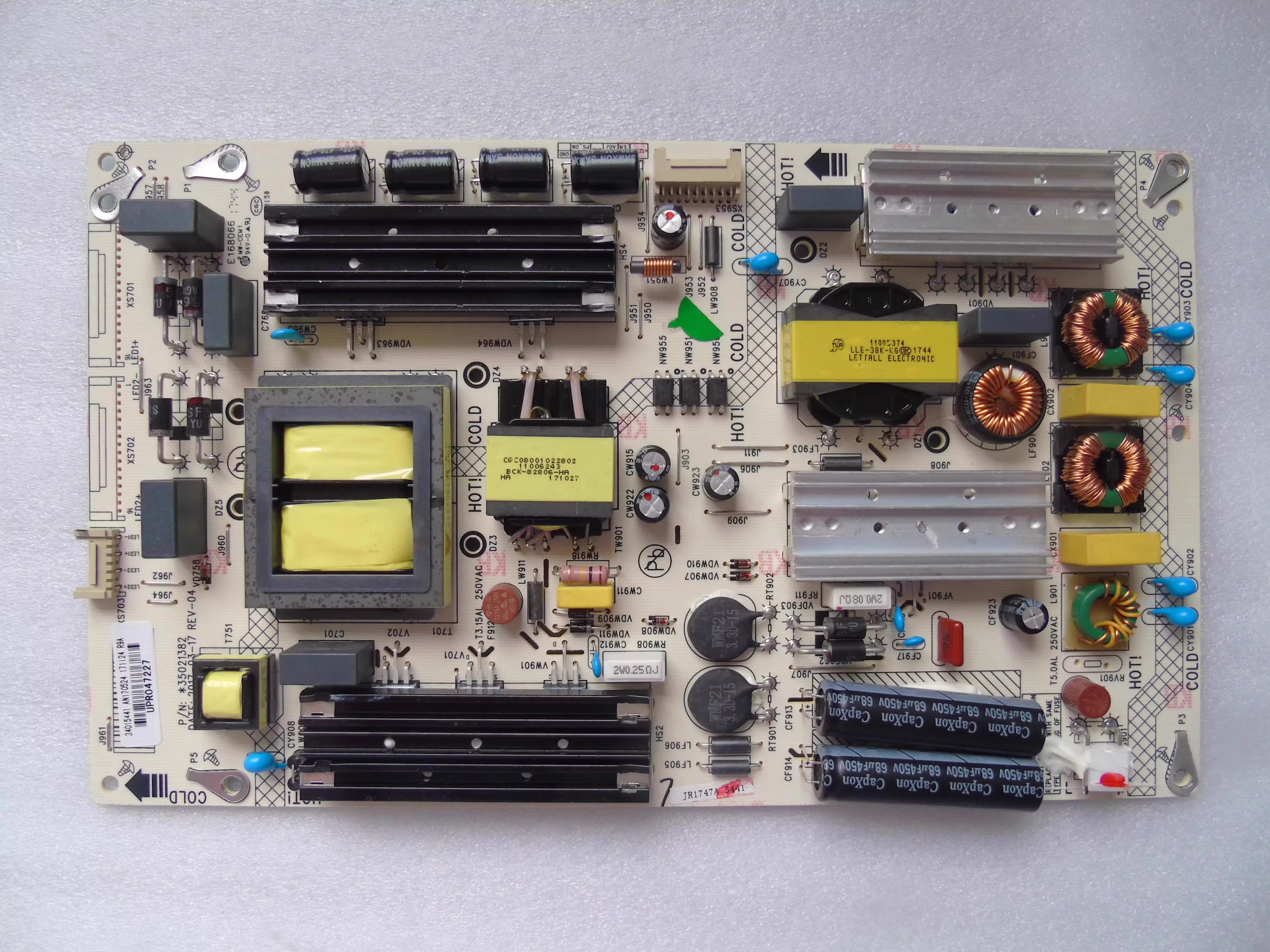 康佳LED65R6000U电源板35021382