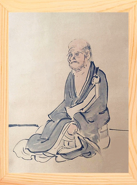 装饰画简约挂摆件百丈怀海禅师