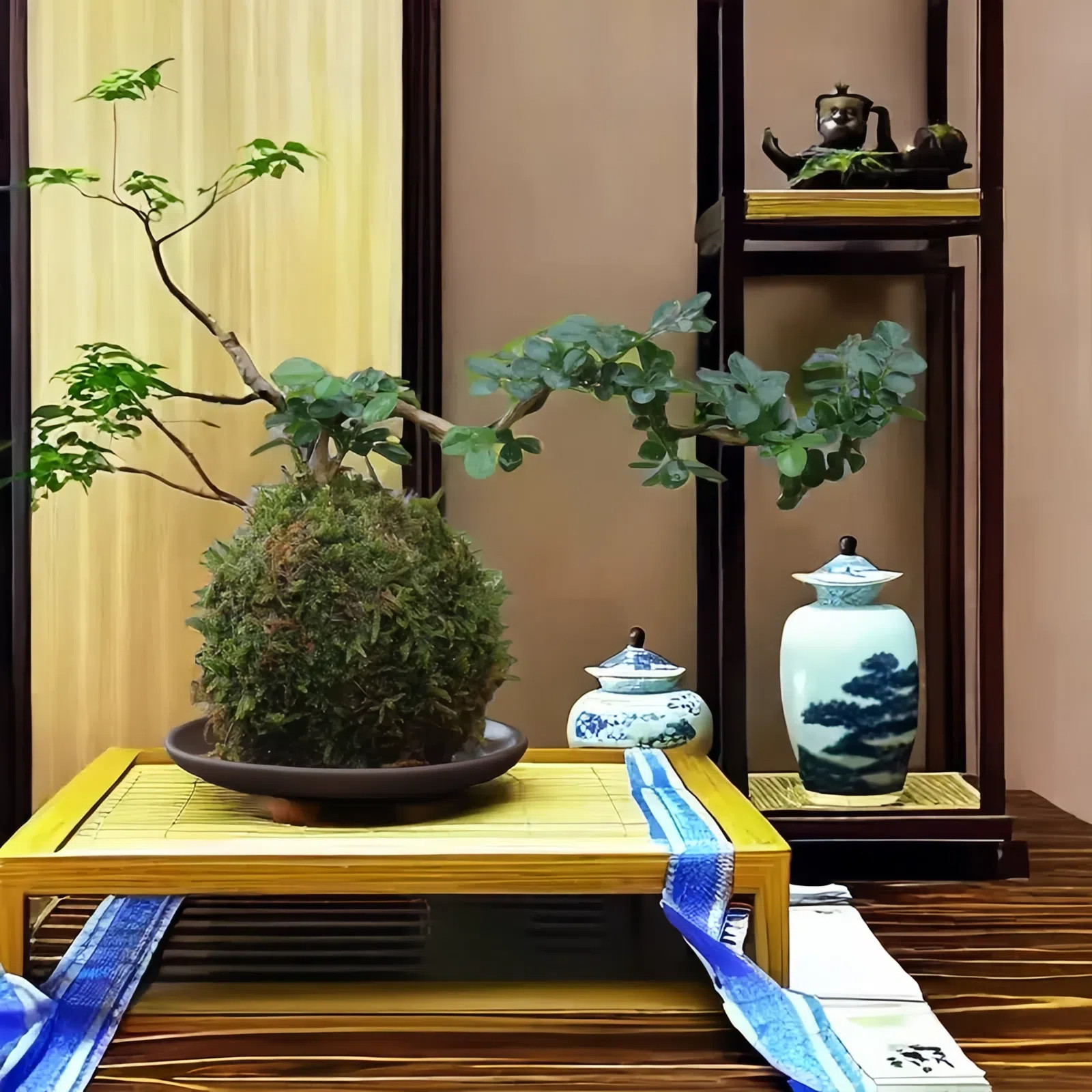 福建茶盆景禄植禅意办公室茶几桌小叶黄杨盆景老桩四季常青摆件