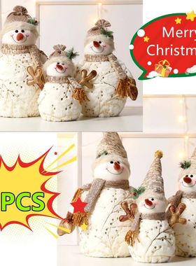 6/1PC 60/50/26cm Big Size Christmas Dolls Decoration Short P
