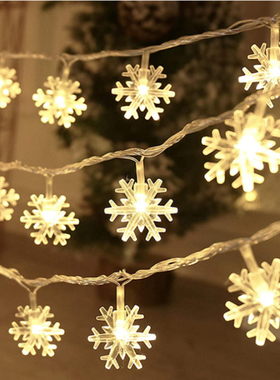 Snowflake LED Lights Christmas Decoration Home Xmas Tree Han