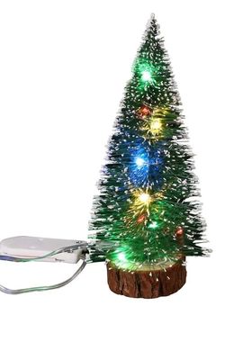 1pc LED Light Mini Artificial Christmas Trees Decorations  F