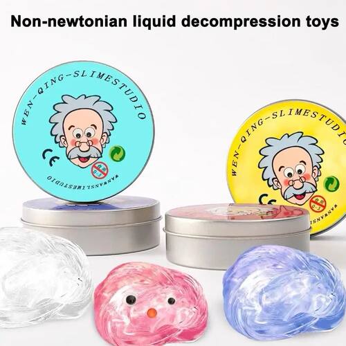 Colorful Non-tonian Liquid Decompression Toys Transparent El