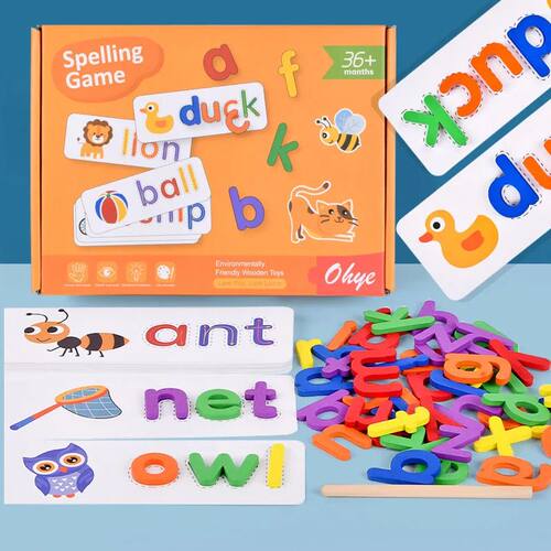 26 English Letter Cognition Card Spelling Matching Practice