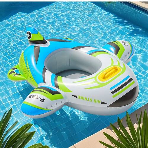 Aircraft Shape Baby Swim Ring Circle Seat Inflatable Toy Swi