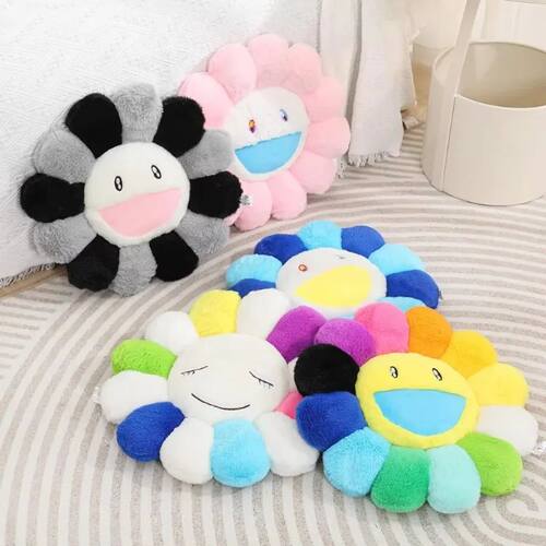 Aesthetic Sunflower Plush Cushion Cute Flower Stuffed Pillow