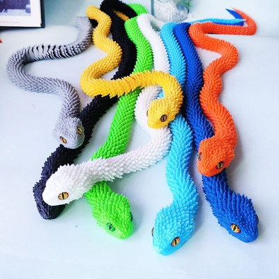 3d Printing Snake Toy Joint Movable Simulation Animal Model