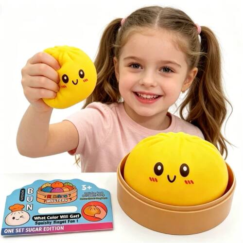 Dumpling Pressure Dumpling Squishies Cute Colorful Bun Toy S