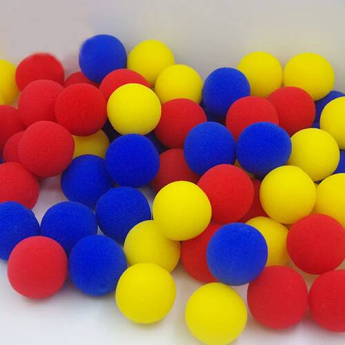 10pcs Super Soft Sponge Ball Finger Magic Tricks Appearing/V