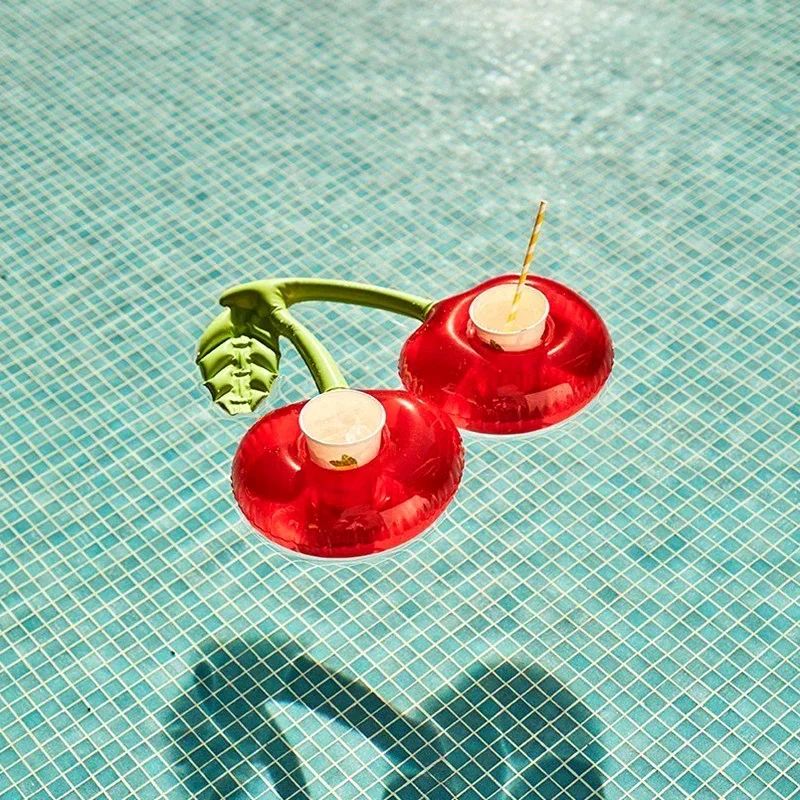 Air Mattresses for Cup Inflatable Flamingo Drinks Cup Holder