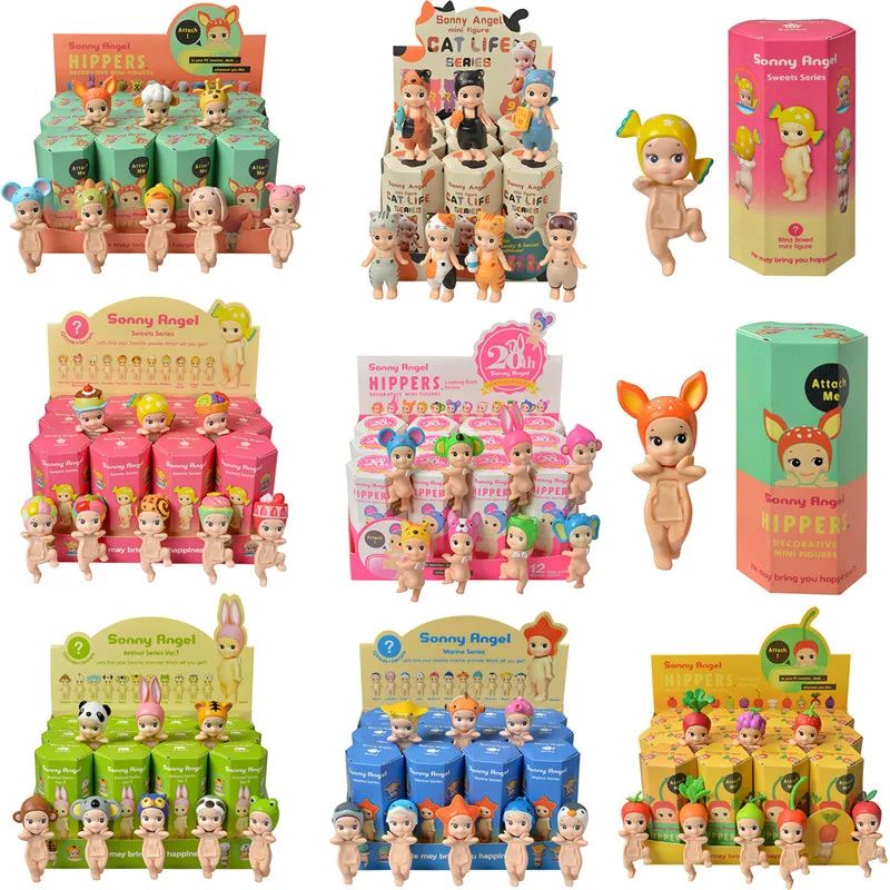 Hot Sale Sonny Angel Blind Box 20th Anniversary Hippers Look
