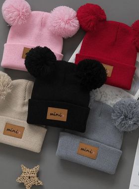 1/2pcs newborn Baby Winter Hat Kids Beanie Cap for Girls Boy