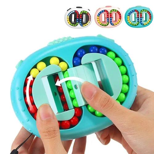 Rotating Magic Beans Cube Fingertip Fidgeted Toys Kids Adult