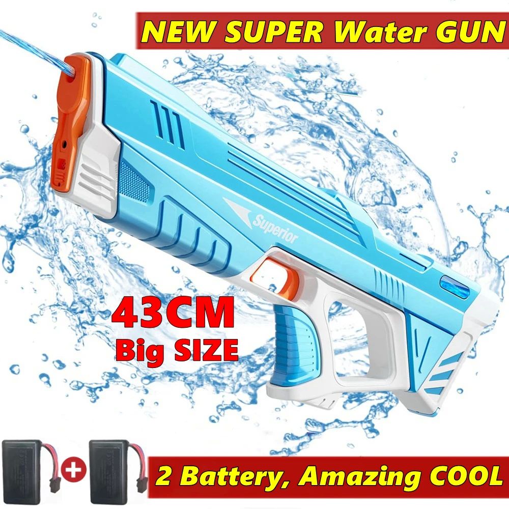 Full  Automatic Electric Water Gun Toys 43cm Portable Childr