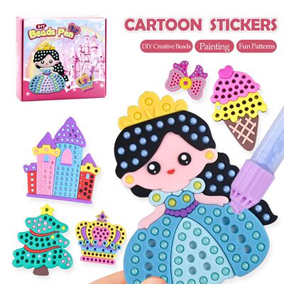 Handmade Set Beads Pen DIY Girls Toys, Creative Production S