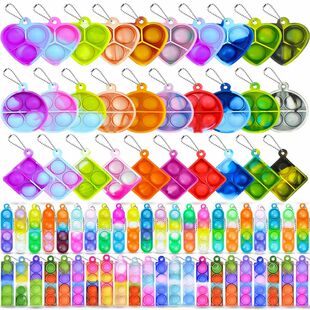 Keychain Sensory for Mini Kid Pendants Pop Toy 20pcs Fidgets