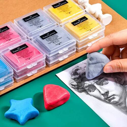 Faber-Castell Drawing Art Kneaded Erasers for Correcting,Lig
