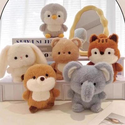 15CM Cute Animal Plush Toy Children Table Doll Ornaments Com