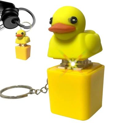 1PC Quacky Duck Keyboard Fidget Toys Keychain Keyboard Toys