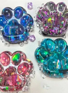 Taba Squishy Cat Paw Squeeze Toys Kawaii Sticky Squishies Fi