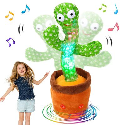 Dancing Cactus 120 Song Speaker Talking Usb Battery Voice Re