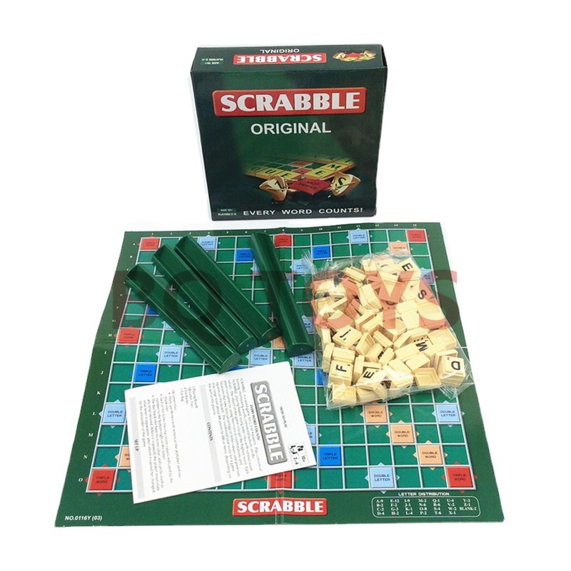 English Game Scrabble Toys Learn Words Early Education Deskt