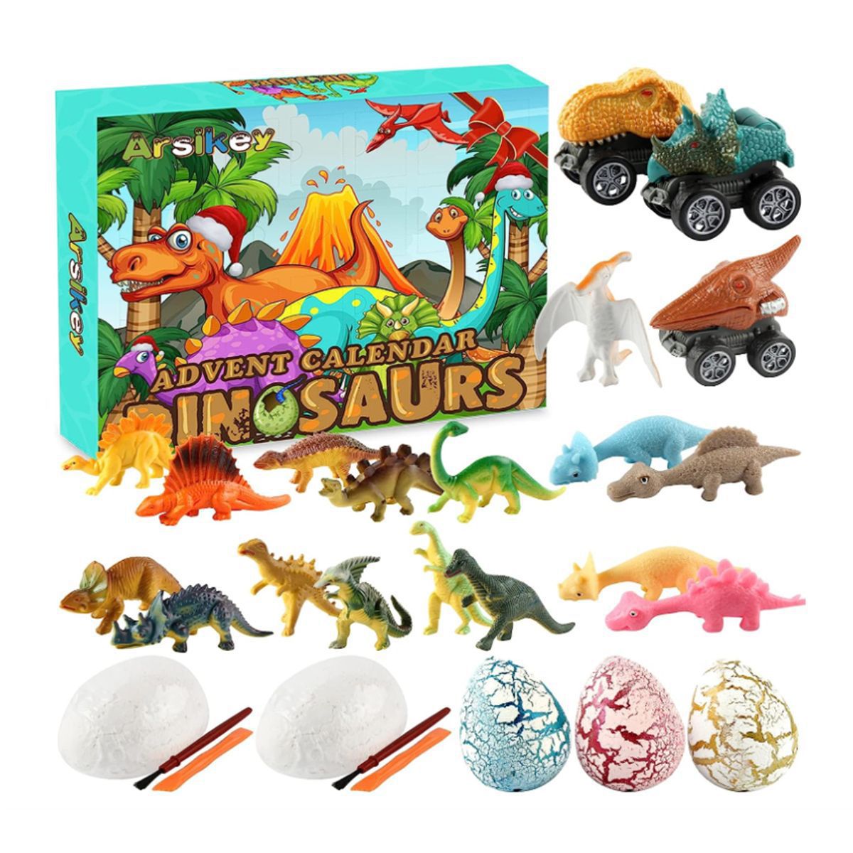 Christmas Countdown Dinosaur Blind Box Advent Calendar Diy T