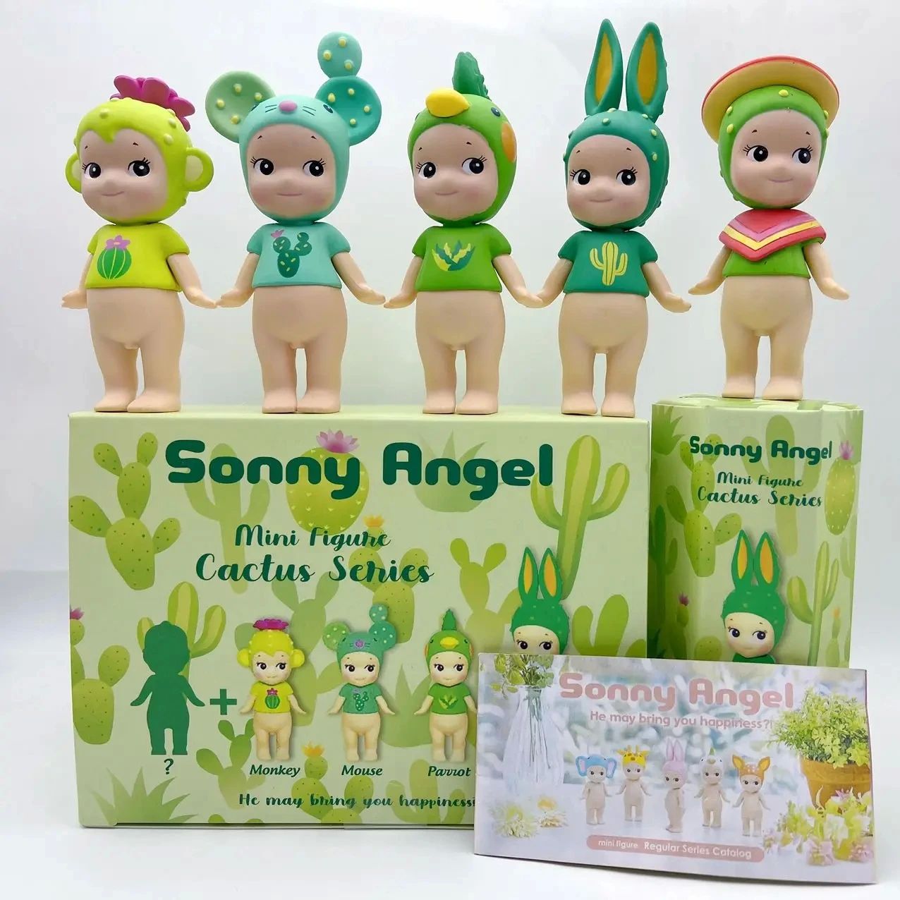 Sonny Angel Blind Box Cactus Series Mini Anime Figures Ornam