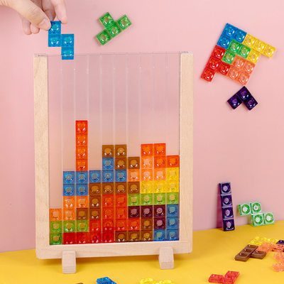 Children's Puzzle 3d Tetris Parent-child Interactive Desktop