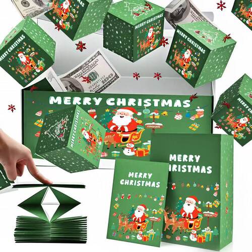 Christmas Surprise Jumping Box Set Birthday Gift Folding Jum