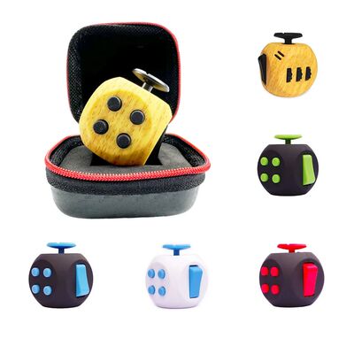 Fidget Cube Toy,EDC Fidgeting Toys Anti Stress Relief Toys,A