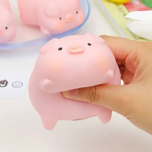 Kawaii Pink Pig Squeeze Toy Antistress Anti Anxiety Stress R