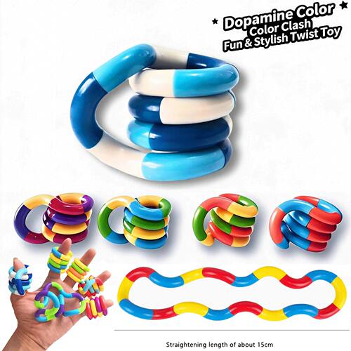 1/3/5Pcs Tangle Fidget Toy Deformation Sensory Hand-Eye Coor