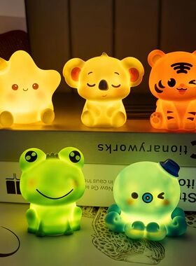 Cartoon Lamps Table Lamp Ornament Desk Accessories Cute Anim