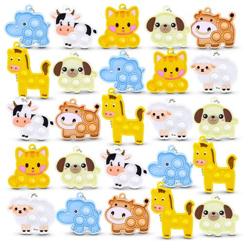 7/21PCS For Kids Adult New Animal Sheep Cat Dogs Pop Fidget