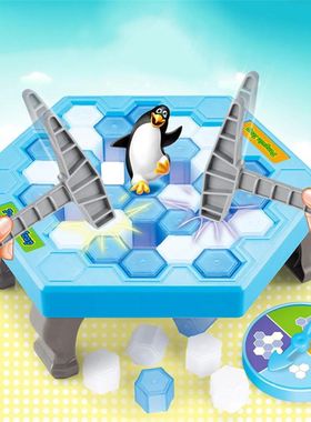Children Save Penguin Ice Breaker Trap Toys Interesting Pare