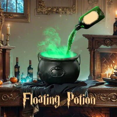 Halloween Black Bowl Magic Float Bottle And Diffuser Horror