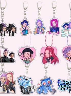 Popular Kpop Tv Demon Hunters Keychain Unters Huntrix Saja S